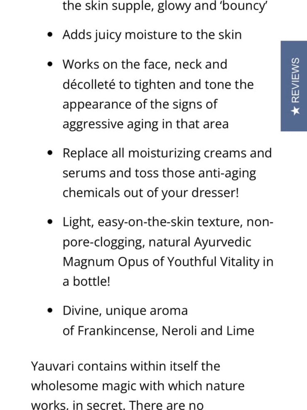 Yauvari Youth Spring Face Oil - Pink & Coral Floral Bottle - Picture 6 of 8